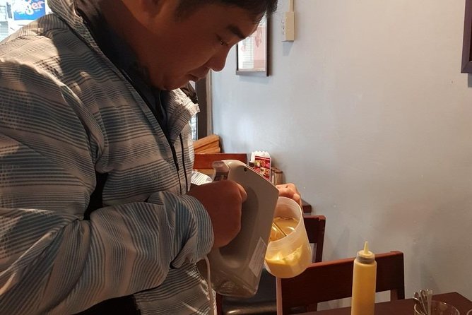 Hanoi Egg Coffee Making Course - Coffee with a spring roll