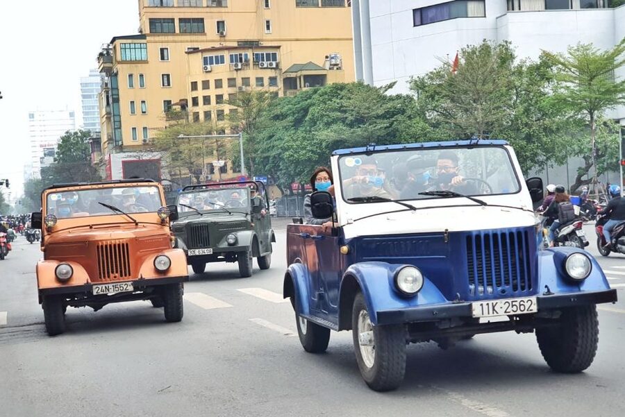 Hanoi Food, Culture, Sightseeing & Fun By Vietnam Army Jeep - The first ride: Hanoi away from the postcard view