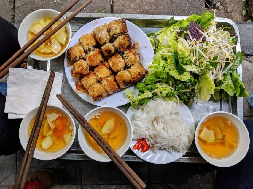 Hanoi Food, Culture, Sightseeing & Fun By Vintage Motorbike - The food stop at Hidden Gem Cafe