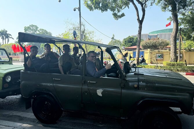Hanoi Half Day City by Legendary Russian Jeep - West Lake and Truc Bach Lake at a slower pace