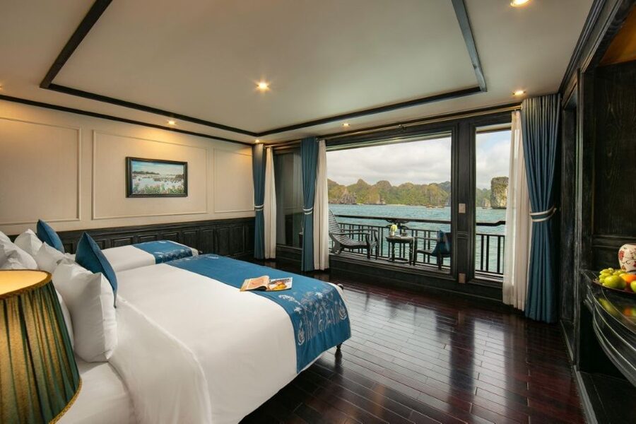 Hanoi: Halong Bay 2-Day 5-Star Balcony Cruise & Bathtub - From Hanoi to Tuan Chau Marina