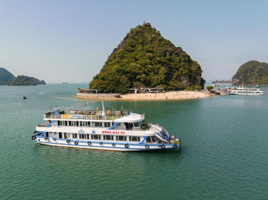 Hanoi: Halong Bay Day Trip with Titop Island, Cave, & Kayak - Titop Island, swimming, and the viewpoint climb