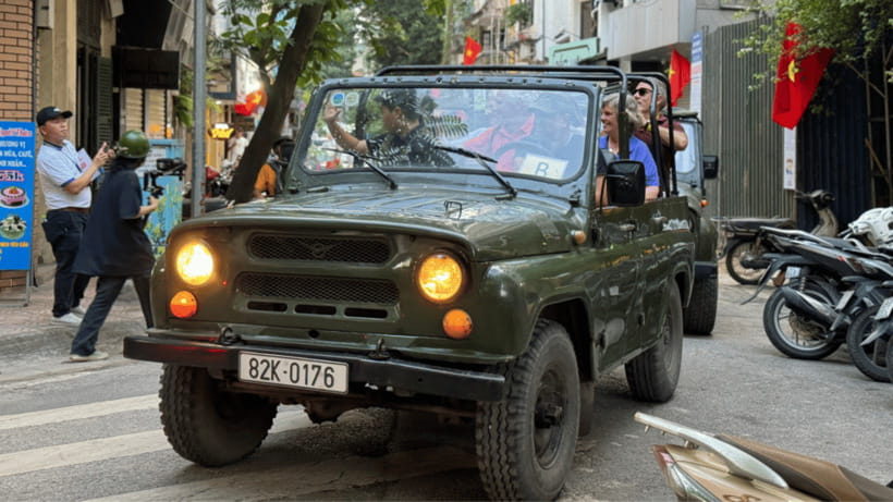 Hanoi: Historic Jeep Tour - The French Quarter and Little Paris