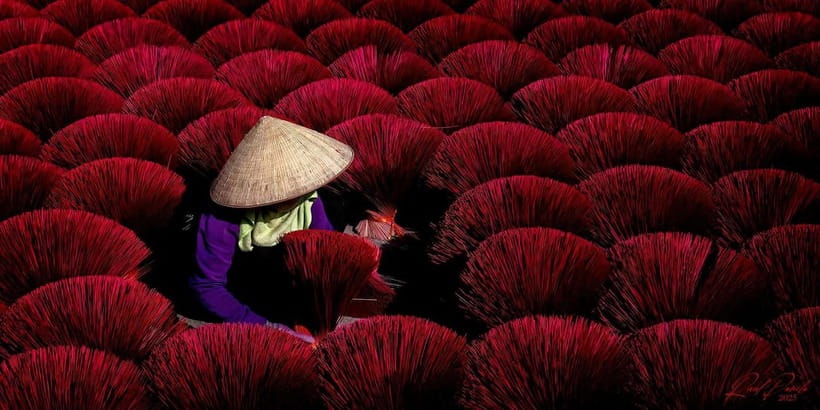 Hanoi: Incense Village, Hat Village or Weave Mat SMALL GROUP - The people you meet make the difference