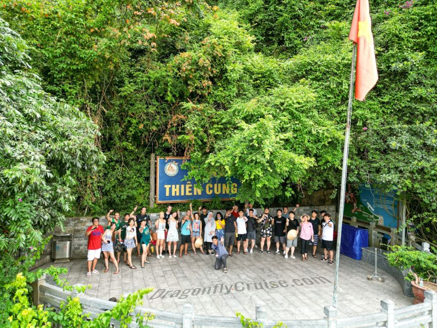 Hanoi: Islands & Caves Ha Long Cruise with Lunch & Kayaking - Limestone islands from the Dragonfly Cruise