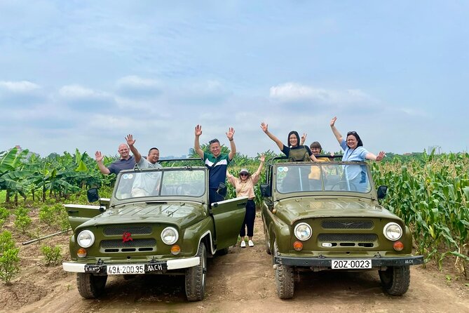 Hanoi Jeep City Highlight, Backstreet, Train Street, Countryside - Red River island and the countryside beyond Hanoi