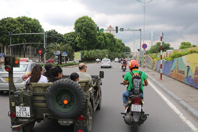 Hanoi Jeep City Tour combine Countryside Train Street, Hidden Gem - Train Street, West Lake, and central Hanoi