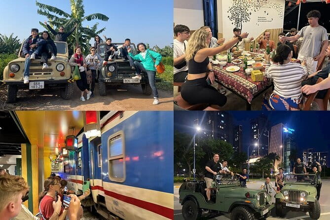 Hanoi Jeep Night Street Foodie Tour, Train Street and Egg Coffee - Truc Bach and the many forms of fried rice noodles