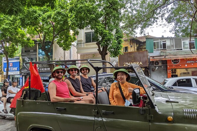 Hanoi Jeep Tours Led By Women: Hanoi City Jeep Tours Half Day - Train street, markets, and the B-52 site
