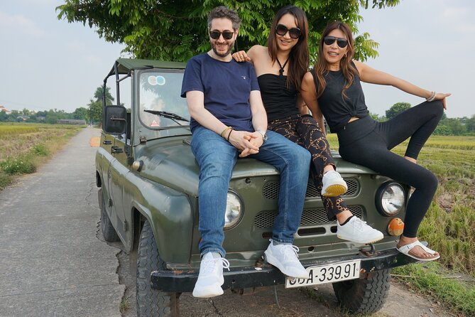 Hanoi Jeep Tours Led By Women: Hanoi Countryside By Legend Jeep - Leaving Hanoi by Jeep for the Red River