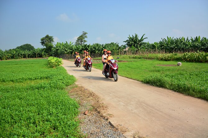 Hanoi Motorbike Led By Women: Hanoi Countryside Motorbike Tours - Riding from Hanoi into the Red River countryside