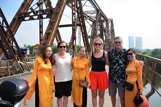 Hanoi Motorbike Led By Women: Hanoi Countryside Motorbike Tours - Long Bien Bridge, old homes, and bonsai gardens
