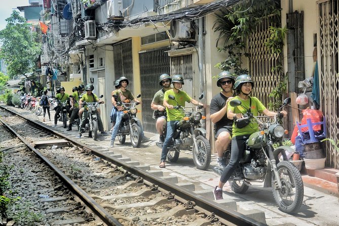 Hanoi Motorbike Tour: Food, Culture and Fun by Vintage Motorbike - Starting among Hanoi’s narrow backstreets