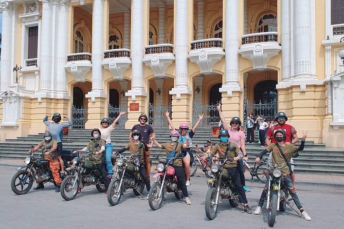 Hanoi Motorbike Tour: Hanoi HIGHTLIGHTS & HIDDEN GEMS - Long Bien Bridge and a view across old Hanoi