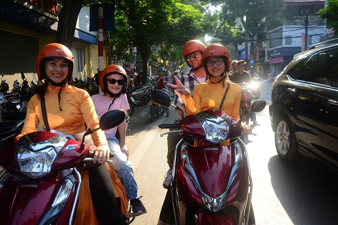 Hanoi Motorbike Tour Led By Women: Hanoi Motorbike Food Tours - West Lake and Truc Bach after sunset