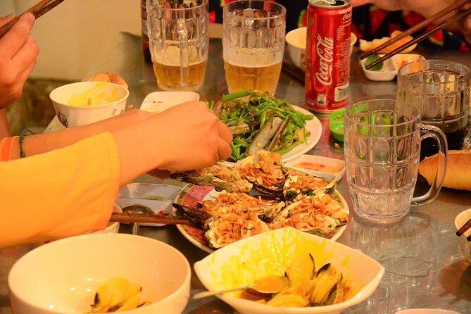 Hanoi Motorbike Tours Led By Women: Hanoi By Night Foodie Motorbike Tours - Bun cha at a family-run restaurant