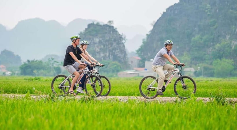 Hanoi: Ninh Binh, Bai Dinh/Hoa Lu, Trang An, & Mua Cave Tour - Hoa Lu cycling: a quieter route through the countryside