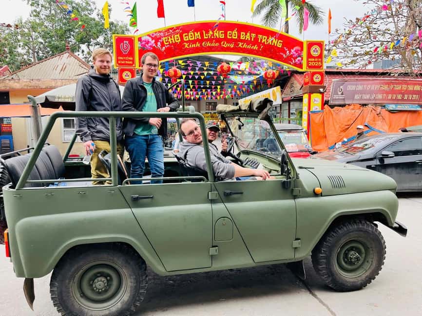 Hanoi Outskirts: Bat Trang Ceramic Village Tour by Jeep - Arriving at Bat Trang Ceramic Village