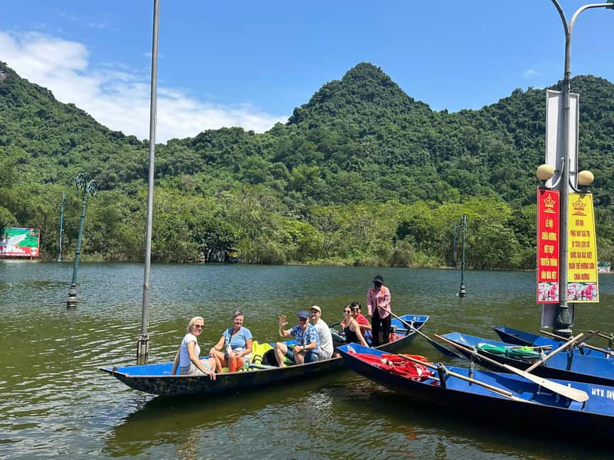 Hanoi: Perfume Pagoda - Yen Stream Boat Ride, Lunch & Cave - The electric car and the first look at Yen Stream