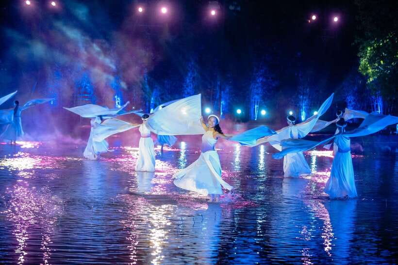 Hanoi: Quintessence of Tonkin Show - A Cultural Spectacle - Act Four: musicians, fairies, and a lakeside scene