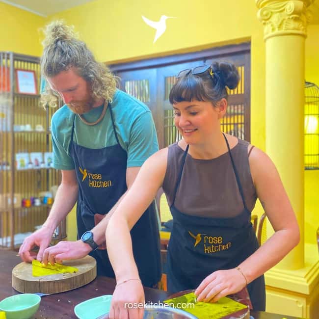 Hanoi: Rose Kitchen: Pho/Bun Cha/Nem+ Free Egg/ Salt Coffee - Arriving at the Rose Kitchen villa