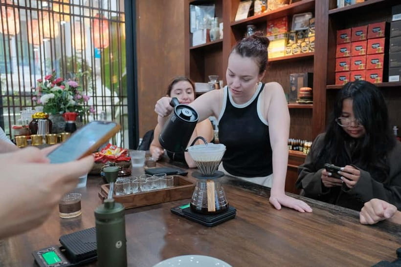 Hanoi: Salt Coffee Workshop Awake Your Senses With 6 Brews - Meeting point, pickup, and the route back to Hoàn Kiếm