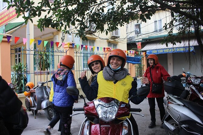 Hanoi Street Food Tour By Motorbike + Sightseeing SAFE & FUN - Bun cha and grilled bites