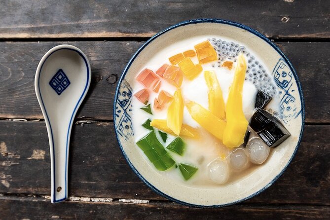 Hanoi Street Food Tour By Motorbike + Sightseeing SAFE & FUN - Steam rice pancakes in Hang Ga