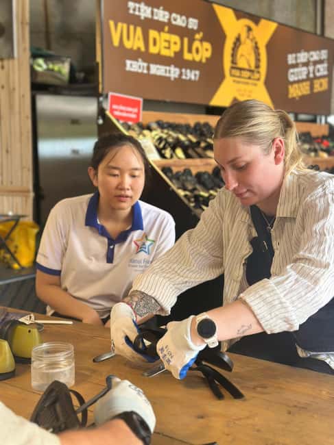 Hanoi: Tire Sandal Workshop with Crafting Experience - Key points to know before you book