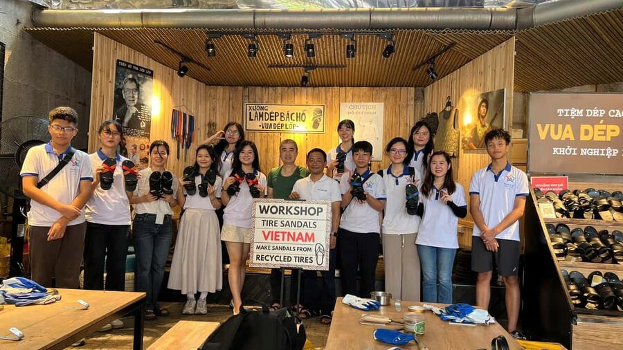 Hanoi: Tire Sandal Workshop with Crafting Experience - What the real cost includes