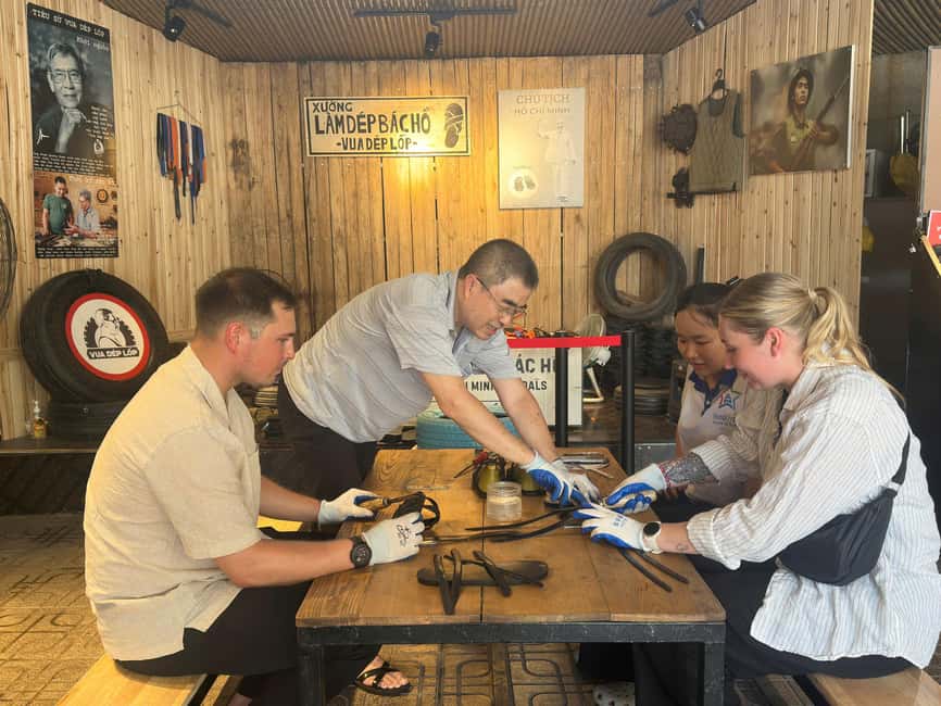 Hanoi: Tire Sandal Workshop with Crafting Experience - Arriving at the Ngoc Ha Street workshop