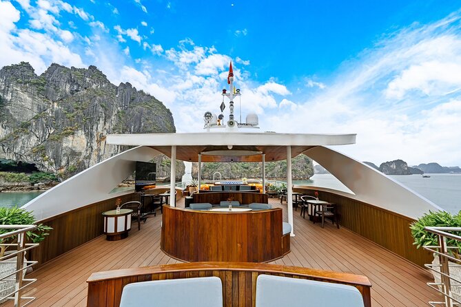 Hanoi to Ha Long Symphony Cruise with Limousine and Local Lunch - Cruising through Ha Long Bay’s limestone islands
