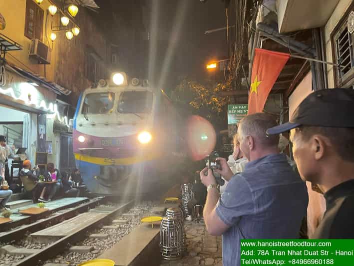 Hanoi Train Street +Best Street Food eating in old quarter - Bun cha connects food with Hanoi history