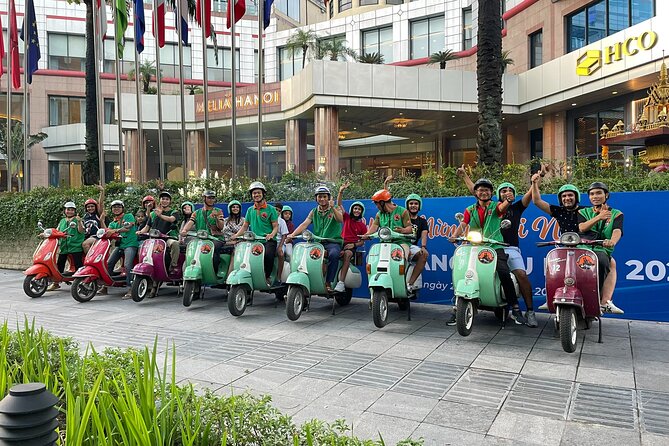 Hanoi Vespa After Dark Street Food Tour -Hidden Gem-Train Street - Truc Bach Lake and Hanoi’s pho variations