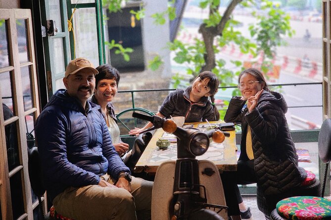Hanoi Vespa Tours: Food + Culture + Fun on Army Vespa - Coffee and the Train Street stop