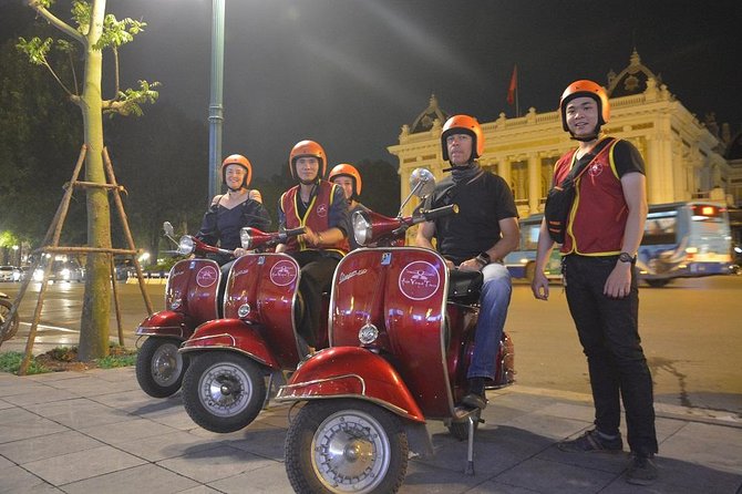 Hanoi Vespa Tours: Hanoi After Dark Vespa Food Tours - Long Bien Bridge and the first look at Hanoi