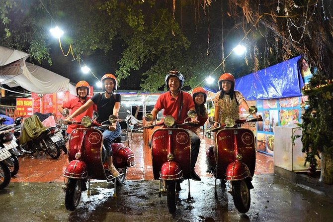 Hanoi Vespa Tours: Hanoi After Dark Vespa Food Tours - Old Quarter streets and the Duong Tau area