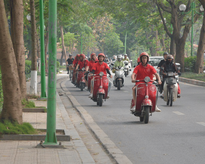 Hanoi Vintage Vespa Tours: A Half-Day Countryside Adventure - Crossing Long Bien Bridge by Vespa