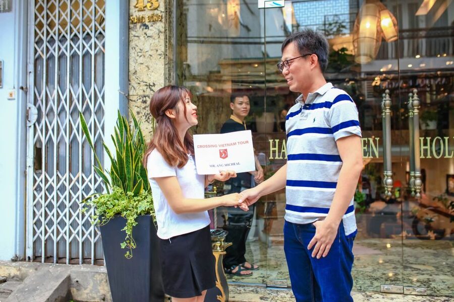 Hanoi Walking Street Food Tour & Cyclo Ride - Pho with herbs, broth, and a special sauce