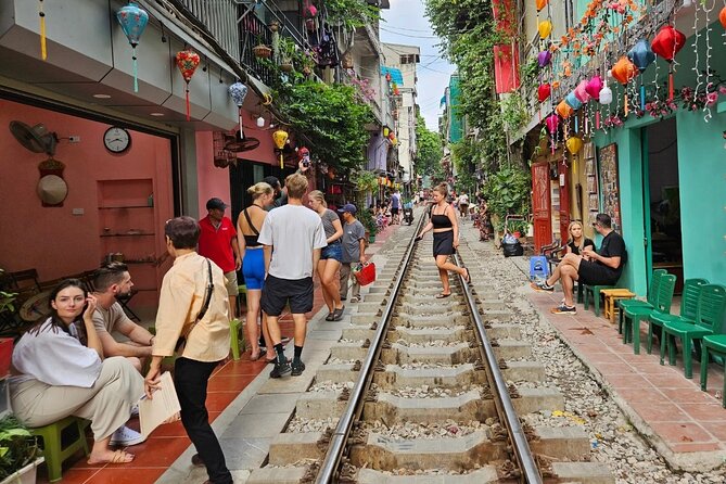 Hanoi Walking Street Food Tour with Train Street - The walk to Train Street