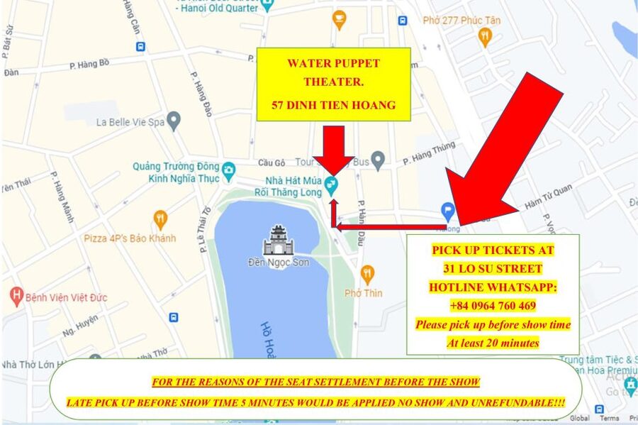 Hanoi: Water Puppet Show Tickets - Theater manners and what to leave behind