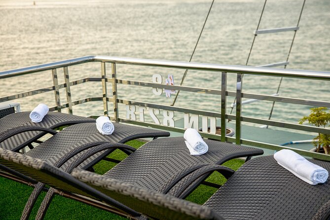Hera Luxury Day Cruise Full Day Explore Lan Ha Bay - Trinh Nu Cave by kayak and a swim from the sundeck
