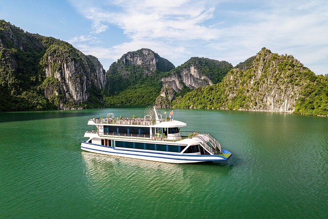 Hercules Grand Day Cruise Tour, Sung Sot Cave,Titop, Luon Cave - Boarding Hercules Cruise at Tuan Chau Marina