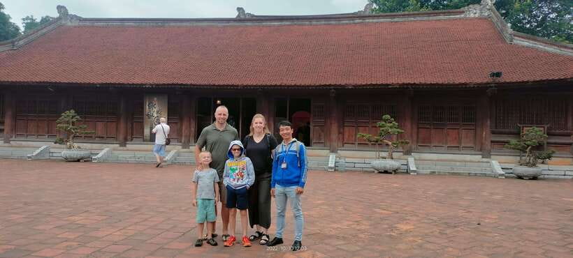 Highlight Hanoi city tour with train street. - Dong Xuan Market and the working city