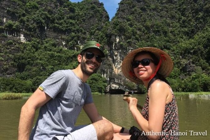 Hoa Lu Tam Coc 1 Day Group Tour (Biking- Boating-Cave Exploring) - Tam Coc by shared bamboo boat