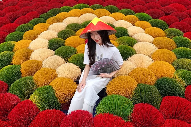 Incense Village, Conical Hat, Lacquer Art, SMALL GROUP From Hanoi - The guide can shape the quality of the day