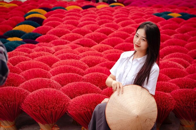 Incense Village, Hat & Lacquer Artisanal Tour Options From Hanoi - Key points at a glance