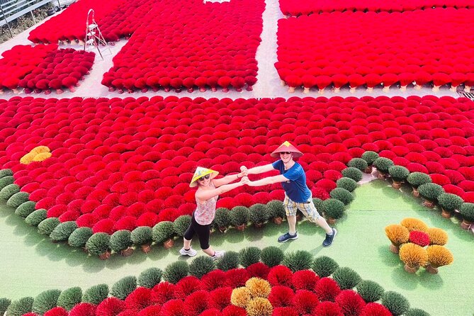 Incense Village, Hat & Lacquer Artisanal Tour Options From Hanoi - Quang Phu Cau, the red incense village