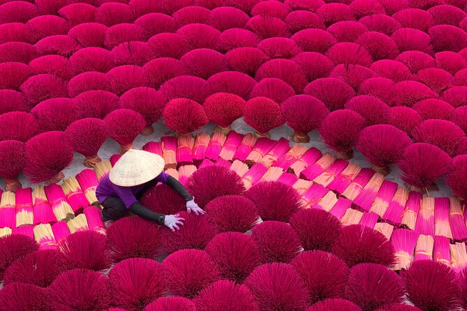 Incense Village Quang Phu Cau, Hat, Lacquer Hanoi Artisan Tour - Key points at a glance