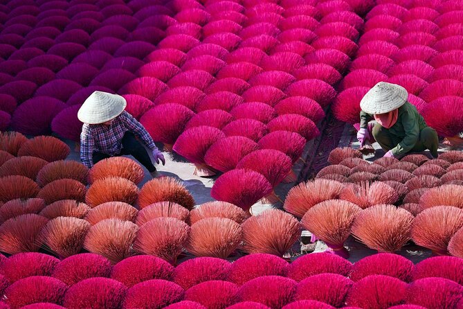 Incense Village Small Group of 9 Tour From Hanoi to Ninh Binh - The Tam Coc sampan ride